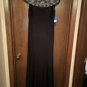 Long black gown